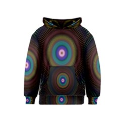 Artskop Kaleidoscope Pattern Kids  Pullover Hoodie