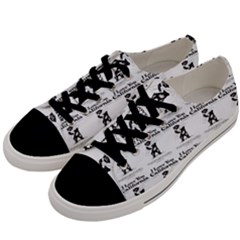 Iloveyoucalif Men s Low Top Canvas Sneakers by ArtworkByPatrick