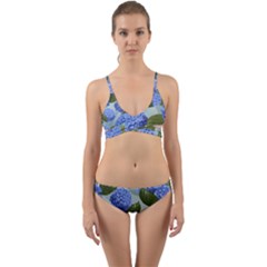 Hydrangea  Wrap Around Bikini Set by Sobalvarro