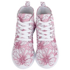 Pink Flowers Women s Lightweight High Top Sneakers by Sobalvarro