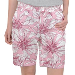 Pink Flowers Pocket Shorts by Sobalvarro