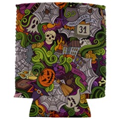 Halloween Doodle Vector Seamless Pattern Can Holder by Sobalvarro