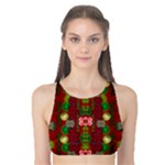 In Time For The Season Of Christmas An Jule Tank Bikini Top