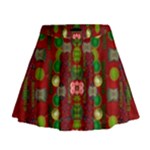 In Time For The Season Of Christmas An Jule Mini Flare Skirt