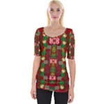 In Time For The Season Of Christmas An Jule Wide Neckline Tee