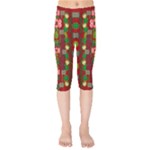 In Time For The Season Of Christmas An Jule Kids  Capri Leggings 