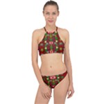 In Time For The Season Of Christmas An Jule Racer Front Bikini Set