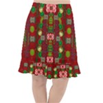 In Time For The Season Of Christmas An Jule Fishtail Chiffon Skirt