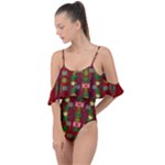 In Time For The Season Of Christmas An Jule Drape Piece Swimsuit