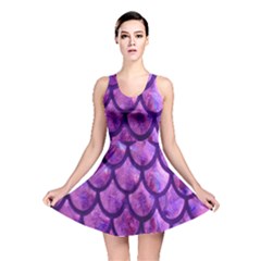 Mermaid Purple Reversible Skater Dress by bloomgirldresses