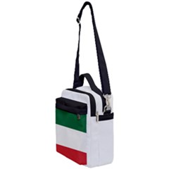 Flag Patriote Quebec Patriot Red Green White Modern French Canadian Separatism Black Background Crossbody Day Bag by Quebec