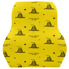 Gadsden Flag Don t Tread On Me Yellow And Black Pattern With American Stars Car Seat Back Cushion 