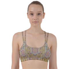Temple Of Wood With A Touch Of Japan Line Them Up Sports Bra by pepitasart