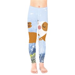 Underwaterdog Kids  Leggings by Mjdaluz