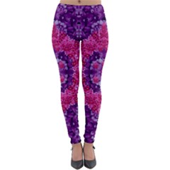 Flowers And Purple Suprise To Love And Enjoy Lightweight Velour Leggings by pepitasart