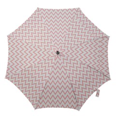 Chevrons Roses Hook Handle Umbrellas (small) by kcreatif