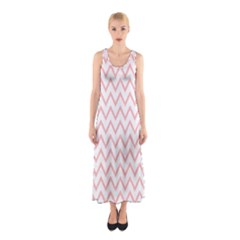 Chevrons Roses Sleeveless Maxi Dress by kcreatif