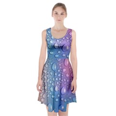 Drop Of Water Rainbow Wet Liquid Racerback Midi Dress by Wegoenart