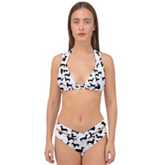 Dachshunds! Double Strap Halter Bikini Set