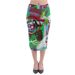 Happy Colors 1 1 Midi Pencil Skirt by bestdesignintheworld