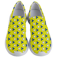 Pattern Yellow Pattern Texture Seamless Modern Colorful Repeat Women s Lightweight Slip Ons by Vaneshart