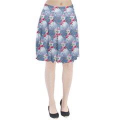 Christmas Snowman Pleated Skirt by Vaneshart