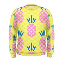 Summer Pineapple Seamless Pattern Men s Sweatshirt by Sobalvarro