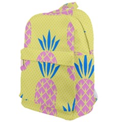 Summer Pineapple Seamless Pattern Classic Backpack by Sobalvarro