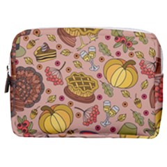 Thanksgiving Pattern Make Up Pouch (medium) by Sobalvarro