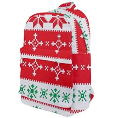 Ugly Christmas Sweater Pattern Classic Backpack by Sobalvarro