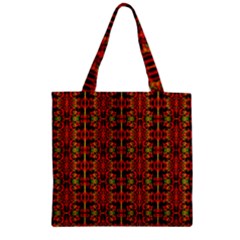 Ab 102 1 Zipper Grocery Tote Bag by ArtworkByPatrick