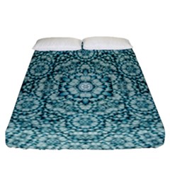 Paradise Flowers In Lovely Colors Fitted Sheet (california King Size) by pepitasart