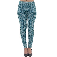 Paradise Flowers In Lovely Colors Lightweight Velour Leggings by pepitasart