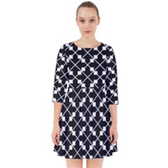 Abstract Background Arrow Smock Dress