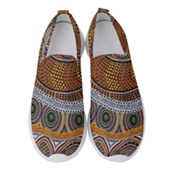 Aboriginal Traditional Pattern Women s Slip On Sneakers by Sapixe