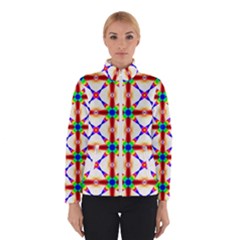 Rainbow Pattern Winter Jacket by Mariart