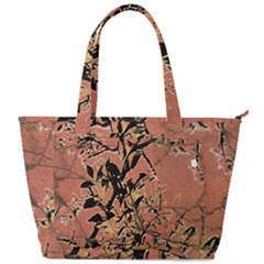 Floral Grungy Style Artwork Back Pocket Shoulder Bag  by dflcprintsclothing