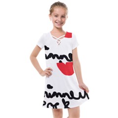 I Heart Chimney Rock Kids  Cross Web Dress by Majesticmountain