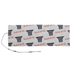 Slam Dunk Baskelball Baskets Roll Up Canvas Pencil Holder (m) by mccallacoulturesports