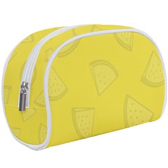 Yellow Pineapple Background Makeup Case (large)