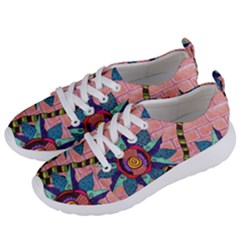 Brick Wall Flower Pot In Color Women s Lightweight Sports Shoes by okhismakingart