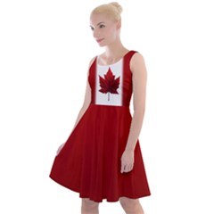 Canada Flag Dresses Knee Length Skater Dress by CanadaSouvenirs