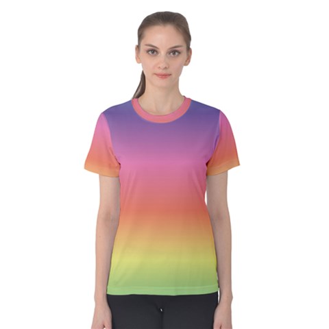 Rainbow Shades Women s Cotton Tee by designsbymallika