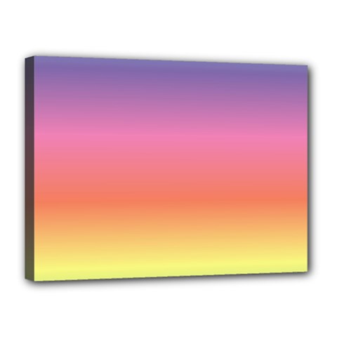 Rainbow Shades Canvas 16  X 12  (stretched) by designsbymallika