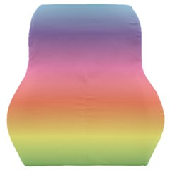 Rainbow Shades Car Seat Back Cushion  by designsbymallika