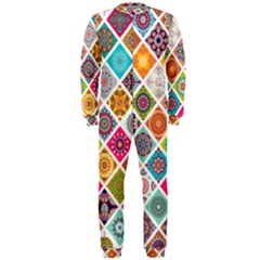 Ethnic Mandala Pattern Onepiece Jumpsuit (men)  by designsbymallika
