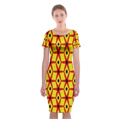 Rby 95 Classic Short Sleeve Midi Dress by ArtworkByPatrick