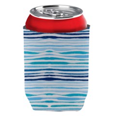 Blue Waves Pattern Can Holder by designsbymallika