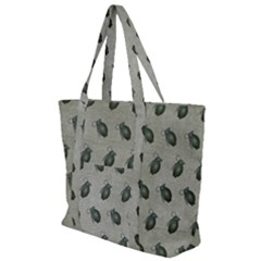 Army Green Hand Grenades Zip Up Canvas Bag