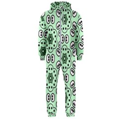 Texture Dots Pattern Hooded Jumpsuit (men)  by Alisyart